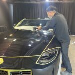 日産 フェアレディZ コーティング施工風景