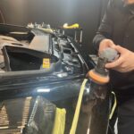 メルセデスベンツ G450d コーティング施工中