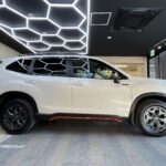 スバル フォレスター コーティング後の横からの写真