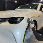 MAZDA CX-60 コーティング中の様子