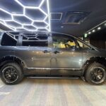 三菱 デリカ コーティング後の横から見た写真