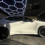 レクサス NX350 h コーティング後の横から見た写真
