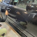 日産 GT-R コーティング中の様子