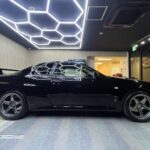 日産 GT-R コーティング後の横から見た写真