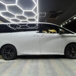 トヨタ ヴェルファイア コーティング後の横から見た写真