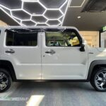 スズキ ハスラー コーティング後の横から見た写真