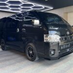 トヨタ ハイエース コーティング後の全体画像