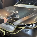 マツダ CX-5 コーティング施工中の風景