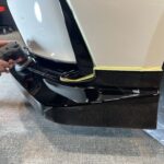 ホンダ シビック タイプR コーティング中の風景