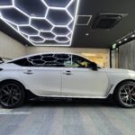 ホンダ シビック タイプR コーティング後の横から見た写真