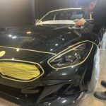 BMW Z4 コーティング中の風景