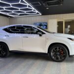 レクサス NX350h コーティング後の横から見た写真
