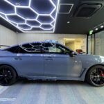 ホンダ シビック タイプＲ コーティング後の横から見た写真