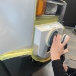 トヨタ ランドクルーザー250 コーティング中の風景