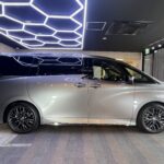 トヨタ ヴェルファイア コーティング後の横から見た写真