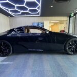 レクサス LC500 コーティング後の横から見た写真
